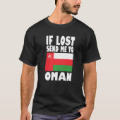 Oman Flag Design  If lost send me to Oman Premium T-shirt (Voorkant)