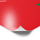Oman Flag Foto Afdruk (Hoek)