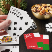 Oman Flag Games, Oman-speelkaarten Pokerkaarten (Insitu)