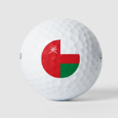 Oman Flag Golfballen (Voorkant)