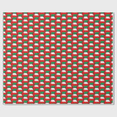 Oman Flag Honeycomb Wrapping Paper Cadeaupapier (Vlak)