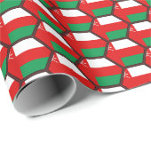 Oman Flag Honeycomb Wrapping Paper Cadeaupapier (Rol Hoek)