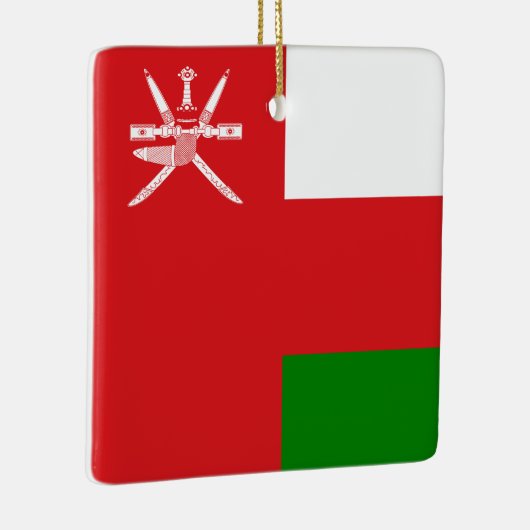 Oman Flag Keramisch Ornament (Rechts)