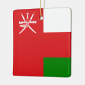 Oman Flag Keramisch Ornament (Links)