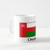 Oman Flag Koffiemok (Voorkant links)