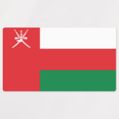 Oman Flag Labels (Design 2)