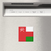 Oman Flag Magneet (Insitu (Vaatwasser))
