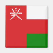 Oman Flag Magneet (Voorkant)