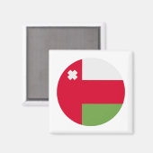 Oman Flag Magneet (Voorkant / Achterkant)