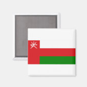 Oman Flag Magneet (Voorkant / Achterkant)
