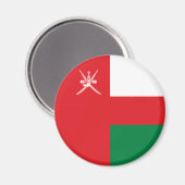 Oman Flag Magneet (Voorkant / Achterkant)