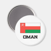 Oman Flag Magneet (Voorkant / Achterkant)