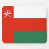 Oman Flag Mousepad Muismat (Voorkant)