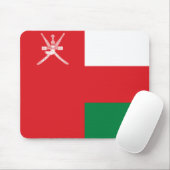Oman Flag Muismat (Met muis)