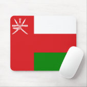 Oman Flag Muismat (Met muis)