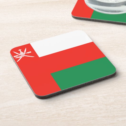 Oman Flag Onderzetter (Linkerzijde)