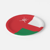Oman Flag Papieren Bordje (Gekanteld)
