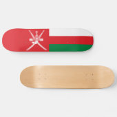 Oman Flag Persoonlijk Skateboard (Horizontaal)