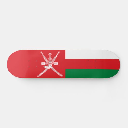 Oman Flag Persoonlijk Skateboard (Horizontaal)