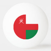 Oman Flag Pingpongbal (Achterkant)