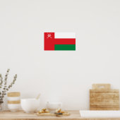 Oman Flag Poster (Keuken)