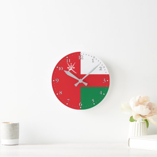 Oman Flag Ronde Klok (Huis)