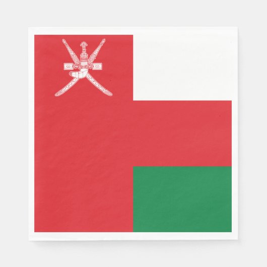 Oman Flag Servet (Voorkant)