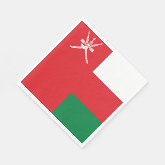 Oman Flag Servet (Hoek)