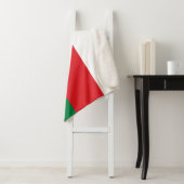 Oman Flag Sherpa Deken (In situ)