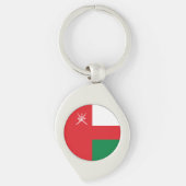 Oman Flag Sleutelhanger (Voorkant)