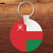 Oman Flag Sleutelhanger (Voorkant)