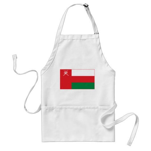 Oman Flag Standaard Schort (Voorkant)