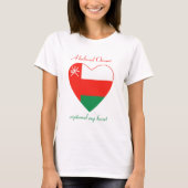 Oman Flag SweeLieverd T-Shirt (Voorkant)