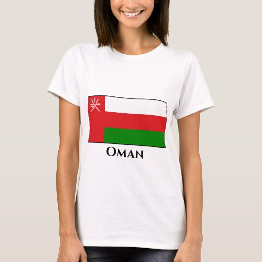 Oman Flag T-shirt (Voorkant)