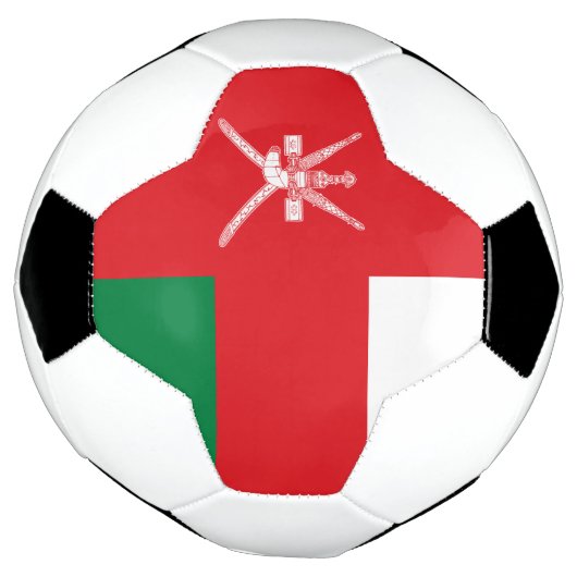 Oman Flag Voetbal (Gedraaid)