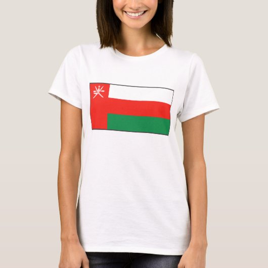 Oman Flag x Map T-Shirt (Voorkant)