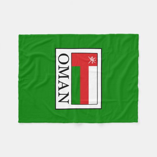 Oman Fleece Deken (Voorkant (Horizontaal))