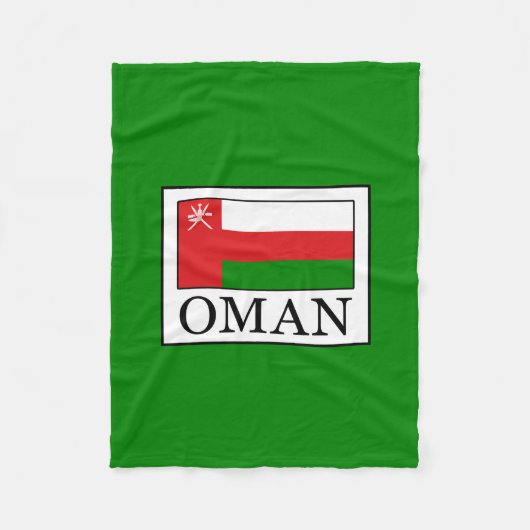 Oman Fleece Deken (Voorkant)