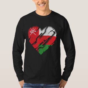 Oman Heart Omani Flag Omani Pride 1 T-shirt
