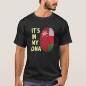 Oman in mijn dna Omani vlaggenteam Oman T-shirt (Voorkant)
