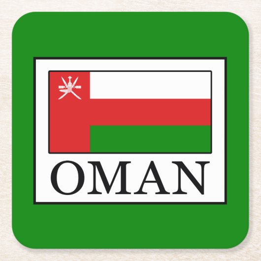 Oman Kartonnen Onderzetters (Voorkant)