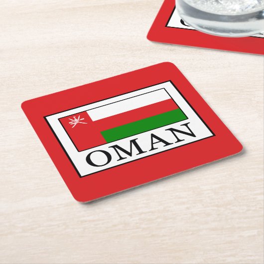 Oman Kartonnen Onderzetters (Schuin)