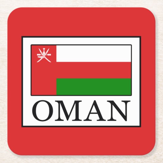 Oman Kartonnen Onderzetters (Voorkant)