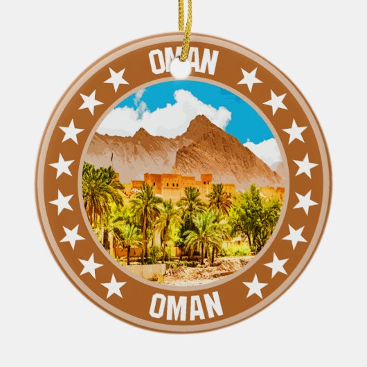 Oman Keramisch Ornament (Voorkant)