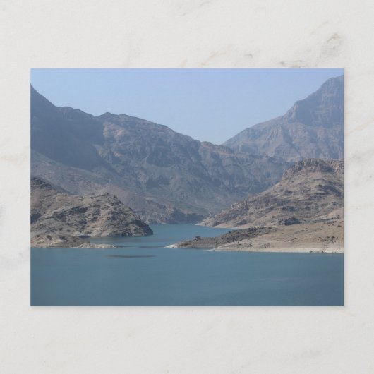 Oman - Landschap - Meer Briefkaart (Voorkant)