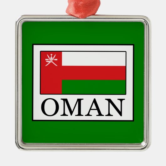 Oman Metalen Ornament (Voorkant)