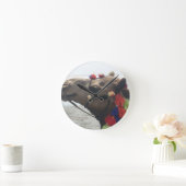 Oman Muscat Camel Fotokunst Print Ronde Klok (Huis)