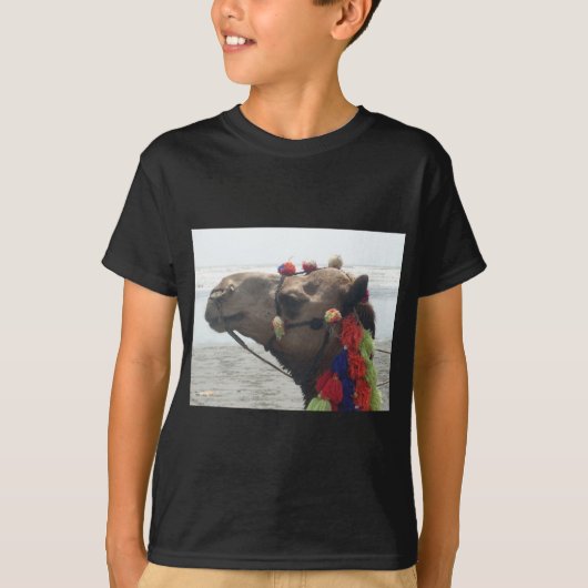 Oman Muscat Camel Fotokunst Print T-shirt (Voorkant)