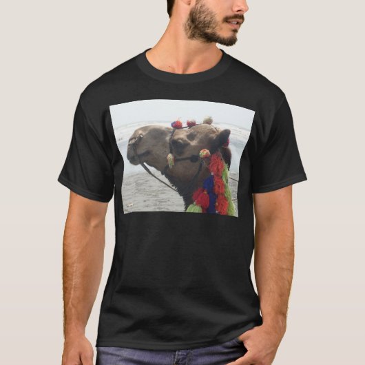 Oman Muscat Camel Fotokunst Print T-shirt (Voorkant)
