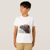 Oman Muscat Camel Fotokunst Print T-shirt (Voorkant volledig)